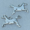 Pendant/Charm, Fashion Zinc Alloy Jewelry Findings, Lead-free, Animal 17x11mm, Sold by Bag