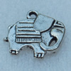 Pendant/Charm, Fashion Zinc Alloy Jewelry Findings, Lead-free, Animal 17x17mm, Sold by Bag