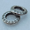 Zinc Alloy Donut, Fashion jewelry findings Lead-free, 20mm, Sold by Bag
