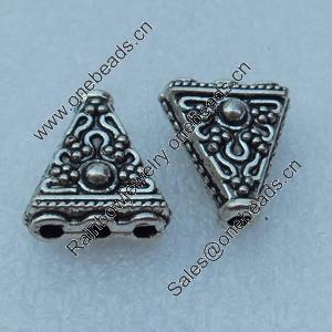 Beads, Fashion Zinc Alloy Jewelry Findings, Lead-free, 15x13mm, Sold by Bag