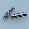 Connector, Fashion Zinc Alloy Jewelry Findings, Lead-free, 15x3mm, Sold by Bag