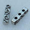 Connector, Fashion Zinc Alloy Jewelry Findings, Lead-free, 16x3mm, Sold by Bag