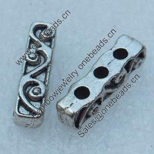 Connector, Fashion Zinc Alloy Jewelry Findings, Lead-free, 16x3mm, Sold by Bag