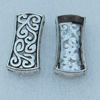 Connector, Fashion Zinc Alloy Jewelry Findings, Lead-free, 25x10mm, Sold by Bag