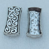 Connector, Fashion Zinc Alloy Jewelry Findings, Lead-free, 25x10mm, Sold by Bag