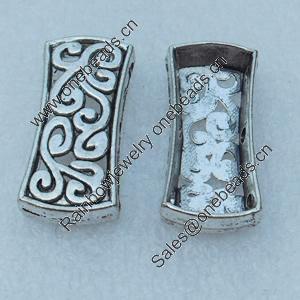 Connector, Fashion Zinc Alloy Jewelry Findings, Lead-free, 25x10mm, Sold by Bag