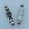 Connector, Fashion Zinc Alloy Jewelry Findings, Lead-free, 20x4mm, Sold by Bag