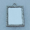 Zinc Alloy Cabochon Settings, Fashion jewelry findings, 26x17mm, inner dia:15x20mm, Sold by bag