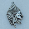 Pendant/Charm, Fashion Zinc Alloy Jewelry Findings, Lead-free, Head 53x27mm, Sold by Bag