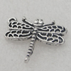Pendant/Charm, Fashion Zinc Alloy Jewelry Findings, Lead-free, Animal 22x18mm, Sold by Bag