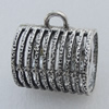 Zinc Alloy Balis & Cord End Caps. Fashion Jewelry Findings. Leas-free. 25x28mm. Sold by Bag