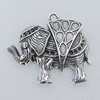 Pendant/Charm. Fashion Zinc Alloy Jewelry Findings. Lead-free. Animal  60x55mm. Sold by pcs/color
