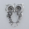 Pendant/Charm. Fashion Zinc Alloy Jewelry Findings. Lead-free. Animal 56x45mm. Sold by Bag