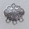 Connetor. Fashion Zinc Alloy Jewelry Findings. Lead-free. 13x14mm. Sold by Bag