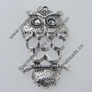 Pendant/Charm. Fashion Zinc Alloy Jewelry Findings. Lead-free. Animal  94x49mm. Sold by pcs/color