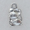 Pendant/Charm. Fashion Zinc Alloy Jewelry Findings. Lead-free. Animal  14x10mm. Sold by Bag