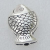 Beads. Fashion Zinc Alloy Jewelry Findings. Lead-free. 14x10mm. Hole:1mm. Sold by Bag
