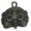 Pendant/Charm. Fashion Zinc Alloy Jewelry  Findings. Lead-free. Animal 26x28mm. Sold by Bag