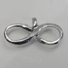 Pendant/Charm. Fashion Zinc Alloy Jewelry Findings. Lead-free. 16x8mm. Sold by Bag