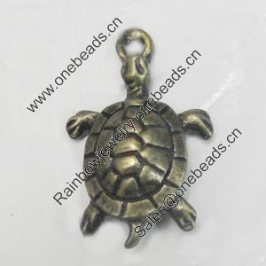 Pendant/Charm. Fashion Zinc Alloy Jewelry Findings. Lead-free. Animal 27x20mm. Sold by Bag