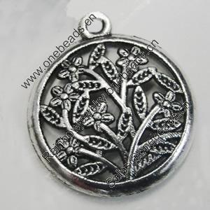  Pendant/Charm. Fashion Zinc Alloy Jewelry Findings. Lead-free. 25x22mm. Sold by Bag