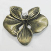 Pendant/Charm. Fashion Zinc Alloy Jewelry Findings. Lead-free. Flower 29x28mm. Sold by Bag