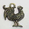 Pendant/Charm. Fashion Zinc Alloy Jewelry Findings. Lead-free. Anima l23x16mm. Sold by Bag