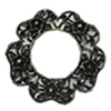 Pendant/Charm. Fashion Zinc Alloy Jewelry Findings. Lead-free. Flower 44x43mm. Sold by Bag