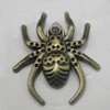 Pendant/Charm. Fashion Zinc Alloy Jewelry Findings. Lead-free. Animal 30x25mm. Sold by Bag