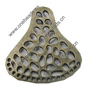 Pendant/Charm. Fashion Zinc Alloy Jewelry Findings. Lead-free. 35x33mm. Sold by Bag