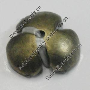 Beads Caps. Fashion Zinc Alloy Jewelry Findings. Lead-free. 15x14mm. Sold by Bag