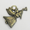 Pendant/Charm. Fashion Zinc Alloy Jewelry Findings. Lead-free. 19x19mm. Sold by Bag