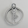 Pendant/Charm. Fashion Zinc Alloy Jewelry Findings. Lead-free. 18x16mm. Sold by Bag