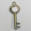 Pendant/Charm. Fashion Zinc Alloy Jewelry Findings. Lead-free. 18x6mm. Sold by Bag