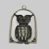 Pendant/Charm. Fashion Zinc Alloy Jewelry Findings. Lead-free. Animal 46x28mm. Sold by Bag