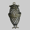 Pendant/Charm. Fashion Zinc Alloy Jewelry Findings. Lead-free. Animal 50x23mm. Sold by Bag