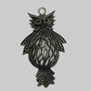 Pendant/Charm. Fashion Zinc Alloy Jewelry Findings. Lead-free. Animal 50x30mm. Sold by Bag