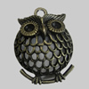 Pendant/Charm. Fashion Zinc Alloy Jewelry Findings. Lead-free. Animal 34x25mm. Sold by Bag