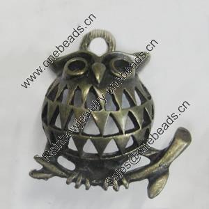 Pendant/Charm. Fashion Zinc Alloy Jewelry Findings. Lead-free. Animal 26x23mm.. Sold by Bag