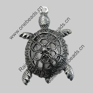 Pendant/Charm. Fashion Zinc Alloy Jewelry Findings. Lead-free. Animal 41x27mm. Sold by Bag