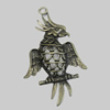 Pendant/Charm. Fashion Zinc Alloy Jewelry Findings. Lead-free. Animal 49x29mm  Sold by Bag