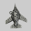 Pendant/Charm. Fashion Zinc Alloy Jewelry Findings. Lead-free. Plane.38x30mm. Sold by Bag