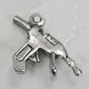 Pendant/Charm. Fashion Zinc Alloy Jewelry Findings. Lead-free. Gun.22x16mm. Sold by Bag