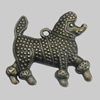 Pendant/Charm. Fashion Zinc Alloy Jewelry Findings. Lead-free. Animal. 30x27mm. Sold by Bag