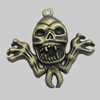Pendant/Charm. Fashion Zinc Alloy Jewelry Findings. Lead-free. 46x46mm. Sold by Bag