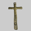 Pendant/Charm. Fashion Zinc Alloy Jewelry Findings. Lead-free. Cross. 130x65mm.Sold by PC