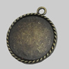 Zinc Alloy Cabochon Settings. Fashion jewelry findings. Lead-free. 32x28mm. Inner dia：25.5mm. Sold by Bag