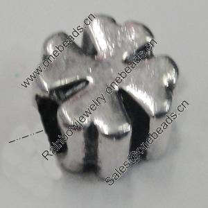 Europe Beads. Fashion Zinc Alloy Jewelry Findings. Lead-free. 9x6mm. Hole：4mm. Sold by Bag