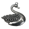 Pendant/Charm. Fashion Zinc Alloy Jewelry Findings. Lead-free. Animal 31x26mm. Sold by Bag