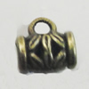 Zinc Alloy Balis & Cord End Caps. Fashion Jewelry Findings. Lead-free. 10x8mm. Sold by Bag